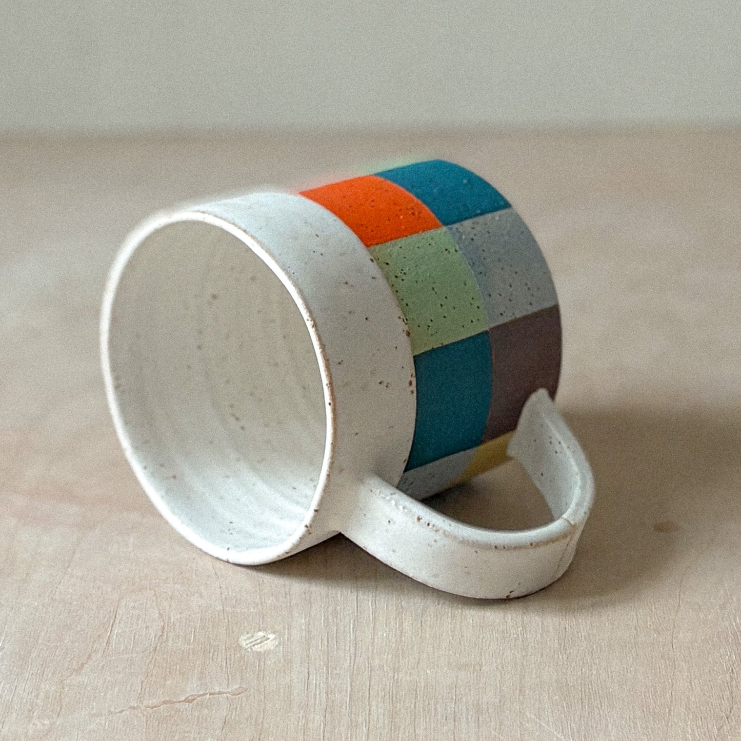 Mug with checks
