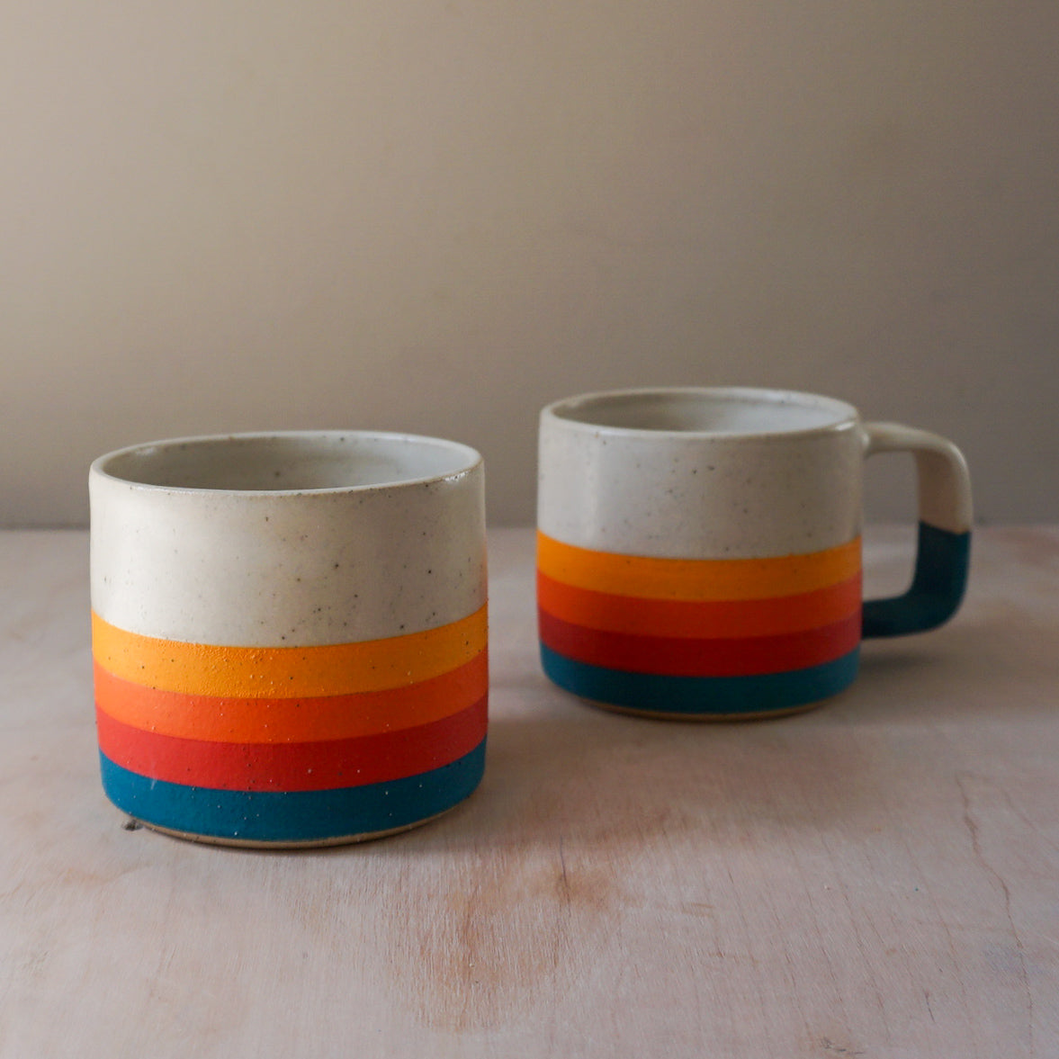 Coffee Cup | Sunset Stripe