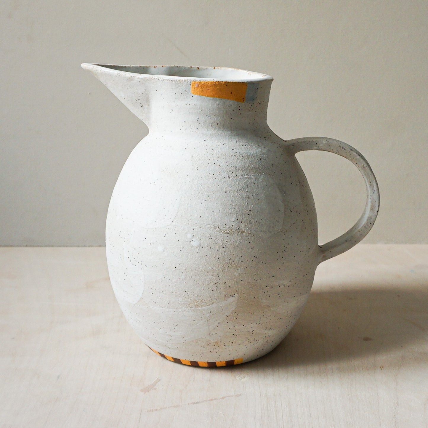 Hand built patchwork jug 2