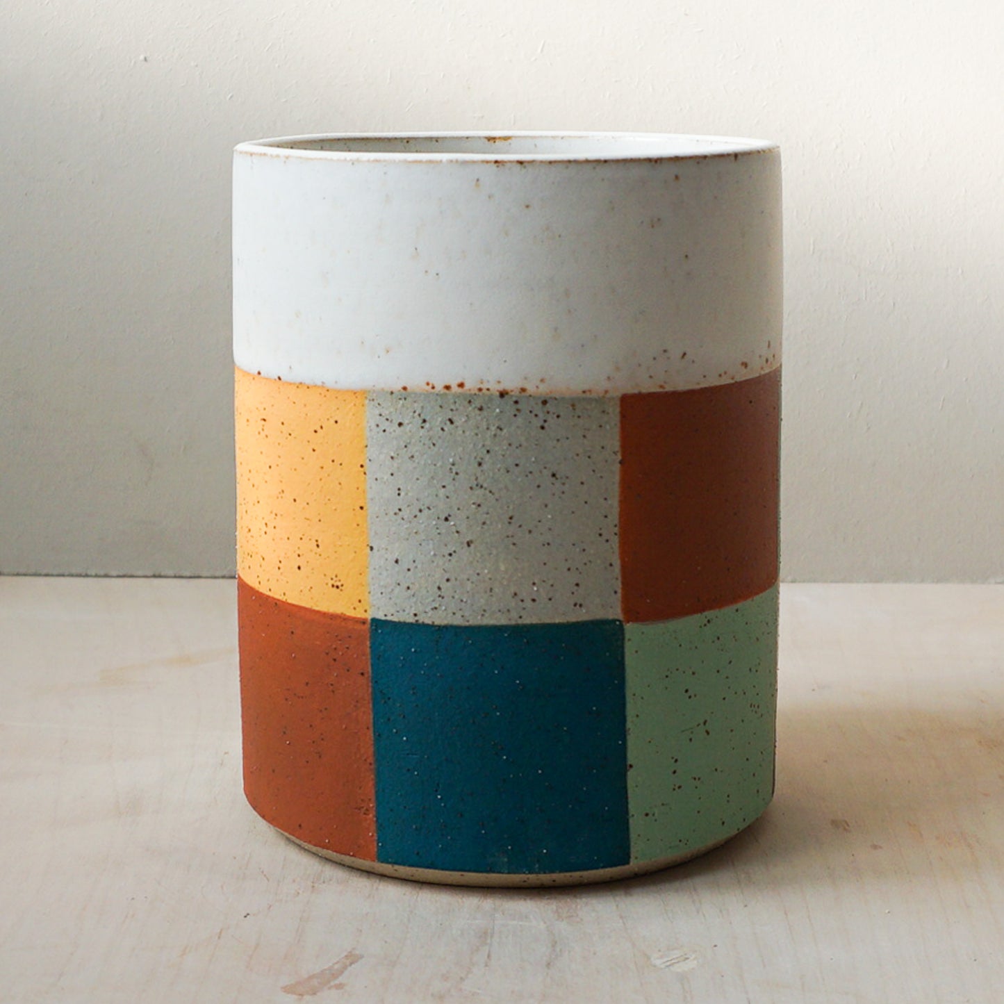 Patchwork Cylinder Vase