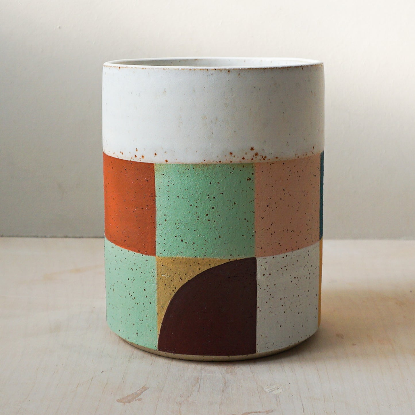 Patchwork Cylinder Vase