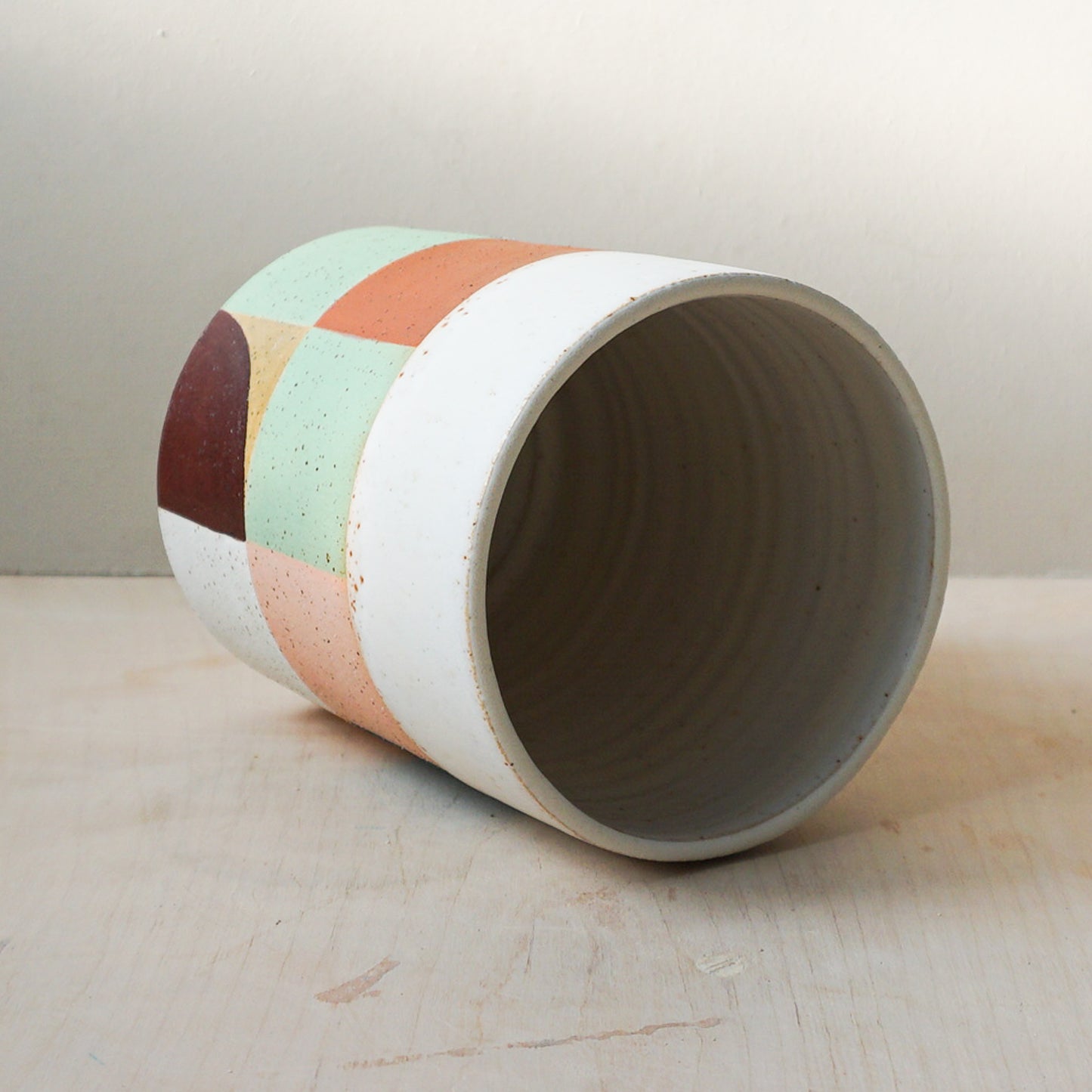 Patchwork Cylinder Vase