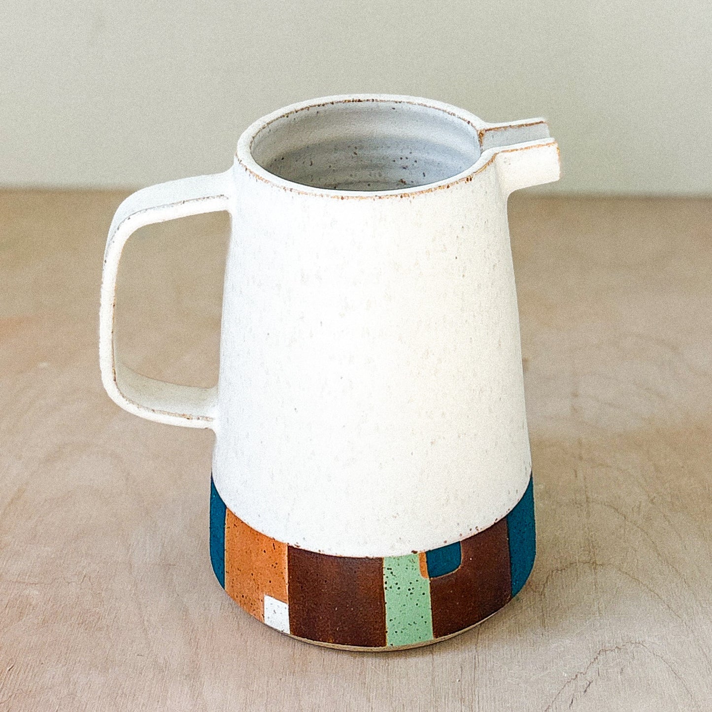 Wheel thrown jug