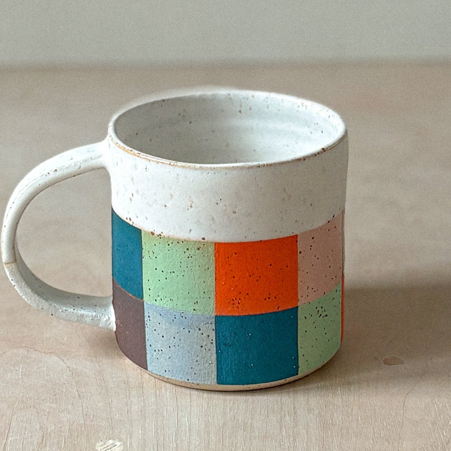 Mug with checks