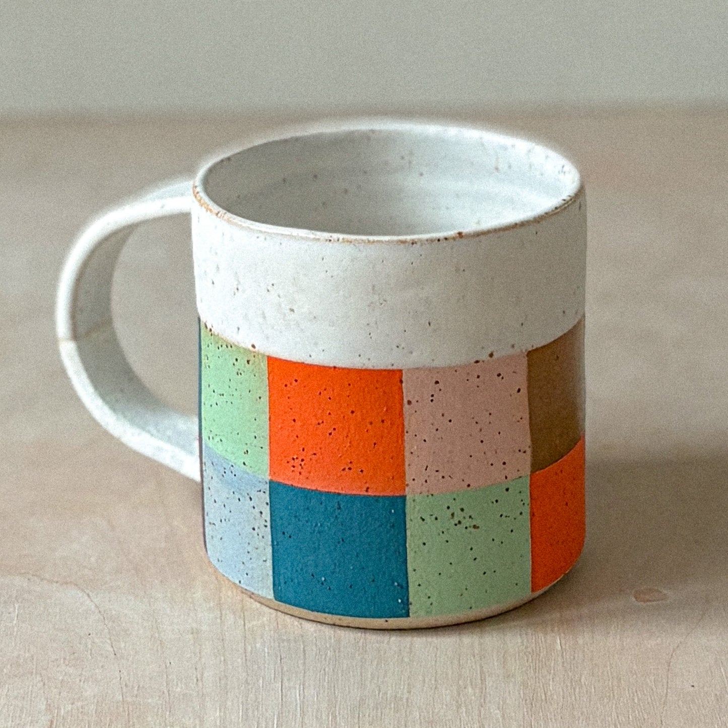 Mug with checks